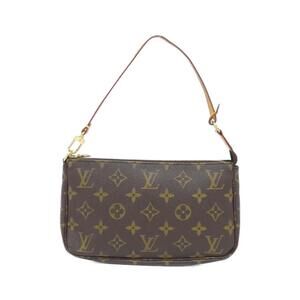 LOUIS VUITTON Brown Monogram Pochette Pouch